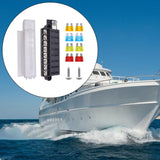 Maxbell 8 Way Fuse Holder RV Yacht Fuse Box for RV Agricultural Vehicles