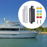 Maxbell 8 Way Fuse Holder RV Yacht Fuse Box for RV Agricultural Vehicles