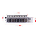 Maxbell 8 Way Fuse Holder RV Yacht Fuse Box for RV Agricultural Vehicles