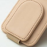 Maxbell Car Sun Visor Sunglasses Holder Automotive Accessories Small Sunglasses Clip Apricot