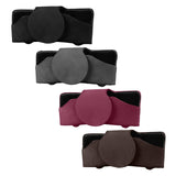 Maxbell Sunglasses Holder for Car Sun Visor Durable Travel Document Holder Universal black