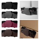 Maxbell Sunglasses Holder for Car Sun Visor Durable Travel Document Holder Universal black