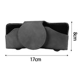 Maxbell Sunglasses Holder for Car Sun Visor Durable Travel Document Holder Universal gray
