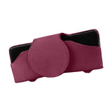 Maxbell Sunglasses Holder for Car Sun Visor Durable Travel Document Holder Universal red