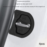 Maxbell 4Pcs Car Door Lock latches Cover Protector Auto Accessories for Model 3