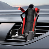 Maxbell Car Vent Phone Mount Stable Fits Most Smartphones Mini Universal Phone Stand Red