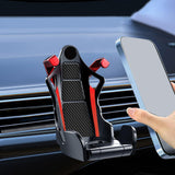 Maxbell Car Vent Phone Mount Stable Fits Most Smartphones Mini Universal Phone Stand Red