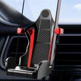 Maxbell Car Vent Phone Mount Stable Fits Most Smartphones Mini Universal Phone Stand Red