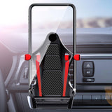 Maxbell Car Vent Phone Mount Stable Fits Most Smartphones Mini Universal Phone Stand Red