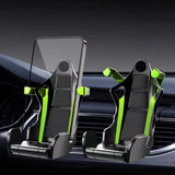 Maxbell Car Vent Phone Mount Stable Fits Most Smartphones Mini Universal Phone Stand Green