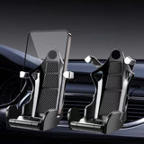 Maxbell Car Vent Phone Mount Stable Fits Most Smartphones Mini Universal Phone Stand Silver