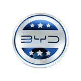 Maxbell Car Steering Wheel Emblem Sticker 9.5cm Auto Interior Accessory for Byd blue