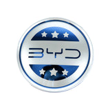 Maxbell Car Steering Wheel Emblem Sticker 9.5cm Auto Interior Accessory for Byd blue