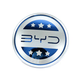 Maxbell Car Steering Wheel Emblem Sticker 9.5cm Auto Interior Accessory for Byd blue