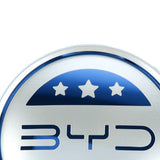 Maxbell Car Steering Wheel Emblem Sticker 9.5cm Auto Interior Accessory for Byd blue