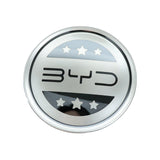 Maxbell Car Steering Wheel Emblem Sticker 9.5cm Auto Interior Accessory for Byd black