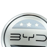 Maxbell Car Steering Wheel Emblem Sticker 9.5cm Auto Interior Accessory for Byd black