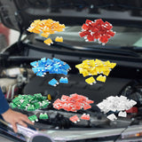 Maxbell 100 Pieces Car Standard Blade Fuse Assortment Kit for RV Marine Durable 5A