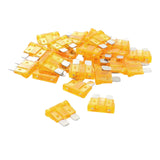 Maxbell 100 Pieces Car Standard Blade Fuse Assortment Kit for RV Marine Durable 5A