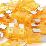 Maxbell 100 Pieces Car Standard Blade Fuse Assortment Kit for RV Marine Durable 5A