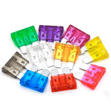 Maxbell 100 Pieces Car Standard Blade Fuse Assortment Kit for RV Marine Durable 10A