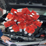 Maxbell 100 Pieces Car Standard Blade Fuse Assortment Kit for RV Marine Durable 10A