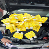 Maxbell 100 Pieces Car Standard Blade Fuse Assortment Kit for RV Marine Durable 20A