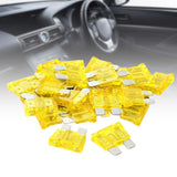Maxbell 100 Pieces Car Standard Blade Fuse Assortment Kit for RV Marine Durable 20A