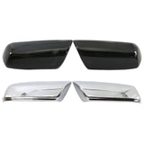 Maxbell Side Mirror Covers 22919758 22919757 for GMC Sierra 2500 HD 3500 HD 2015-up Silver