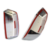 Maxbell Side Mirror Covers 22919758 22919757 for GMC Sierra 2500 HD 3500 HD 2015-up Silver