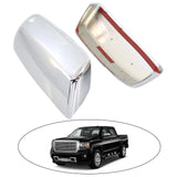 Maxbell Side Mirror Covers 22919758 22919757 for GMC Sierra 2500 HD 3500 HD 2015-up Silver