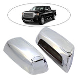 Maxbell Side Mirror Covers 22919758 22919757 for GMC Sierra 2500 HD 3500 HD 2015-up Silver