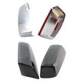 Maxbell Side Mirror Covers 22919758 22919757 for GMC Sierra 2500 HD 3500 HD 2015-up Silver