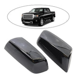 Maxbell Side Mirror Covers 22919758 22919757 for GMC Sierra 2500 HD 3500 HD 2015-up Black