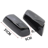Maxbell Side Mirror Covers 22919758 22919757 for GMC Sierra 2500 HD 3500 HD 2015-up Black