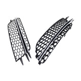 Maxbell Fog Light Grille Grill Cover Front Bumper Grill Mesh Grille for Audi A6