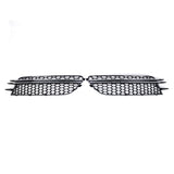 Maxbell Fog Light Grille Grill Cover Front Bumper Grill Mesh Grille for Audi A6