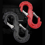 Maxbell Car Tow Hook Trailer Accessoriers Vehicle Car Winch Trailer Shackle Black