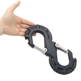 Maxbell Car Tow Hook Trailer Accessoriers Vehicle Car Winch Trailer Shackle Black