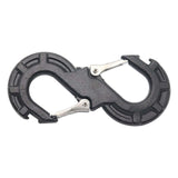 Maxbell Car Tow Hook Trailer Accessoriers Vehicle Car Winch Trailer Shackle Black