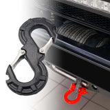 Maxbell Car Tow Hook Trailer Accessoriers Vehicle Car Winch Trailer Shackle Black