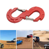 Maxbell Car Tow Hook Trailer Accessoriers Vehicle Car Winch Trailer Shackle Red