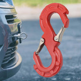 Maxbell Car Tow Hook Trailer Accessoriers Vehicle Car Winch Trailer Shackle Red