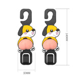 Maxbell 2x Car Seat Headrest HookRotation for Shopping Bags Coat Backpacks Dog