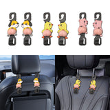 Maxbell 2x Car Seat Headrest HookRotation for Shopping Bags Coat Backpacks Dog