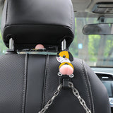 Maxbell 2x Car Seat Headrest HookRotation for Shopping Bags Coat Backpacks Dog