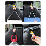 Maxbell 2x Car Seat Headrest HookRotation for Shopping Bags Coat Backpacks Dog