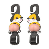 Maxbell 2x Car Seat Headrest HookRotation for Shopping Bags Coat Backpacks Dog