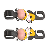 Maxbell 2x Car Seat Headrest HookRotation for Shopping Bags Coat Backpacks Dog