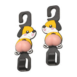 Maxbell 2x Car Seat Headrest HookRotation for Shopping Bags Coat Backpacks Dog
